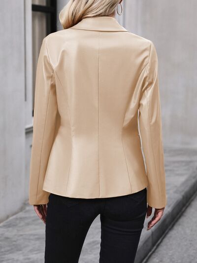 Button Up Collared Blazer