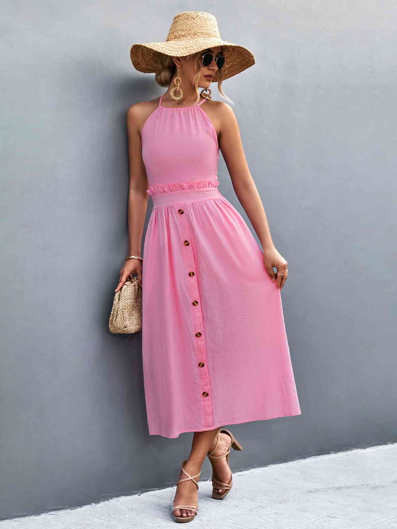No Cheap Frills Midi Dress