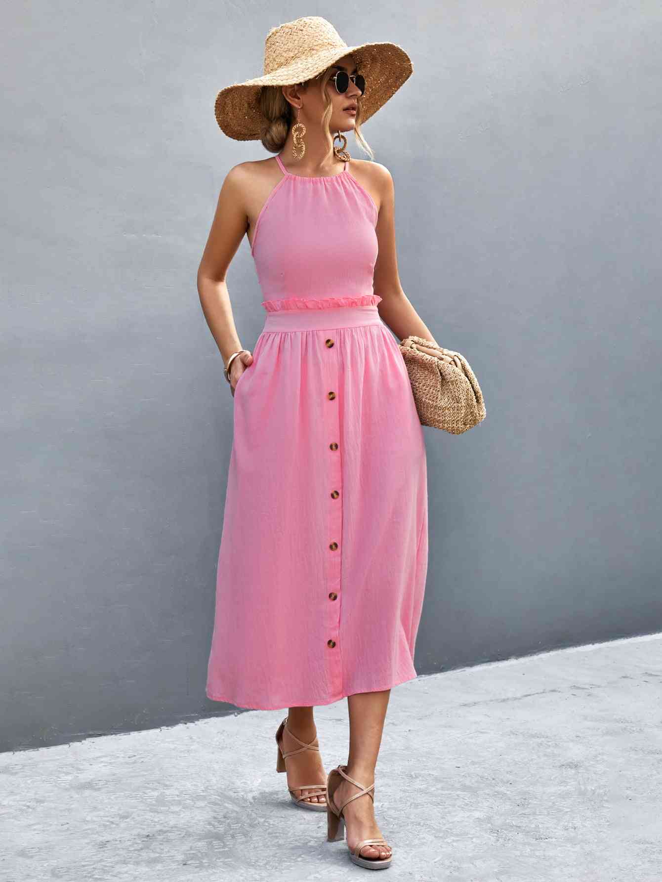 No Cheap Frills Midi Dress