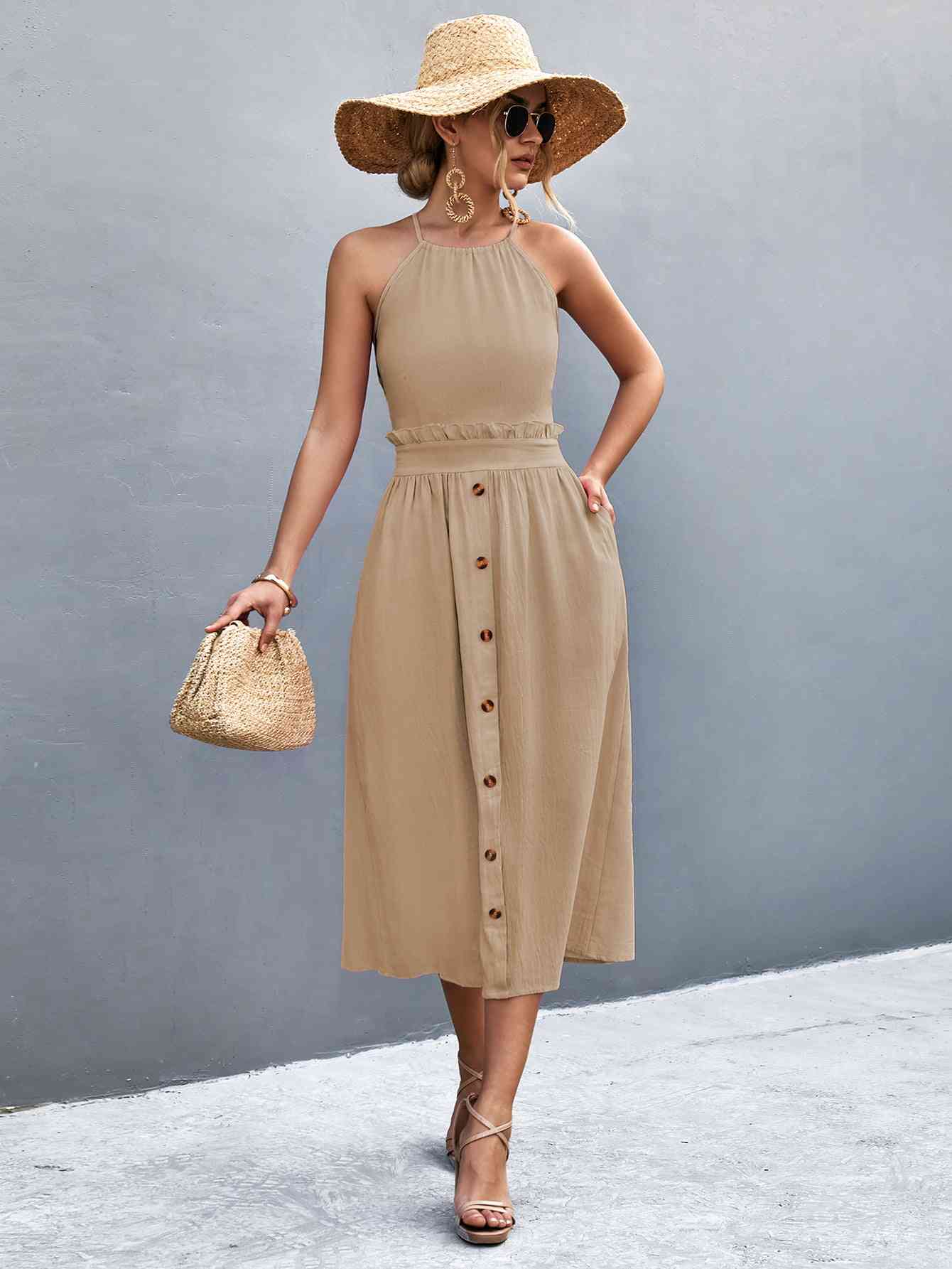 No Cheap Frills Midi Dress