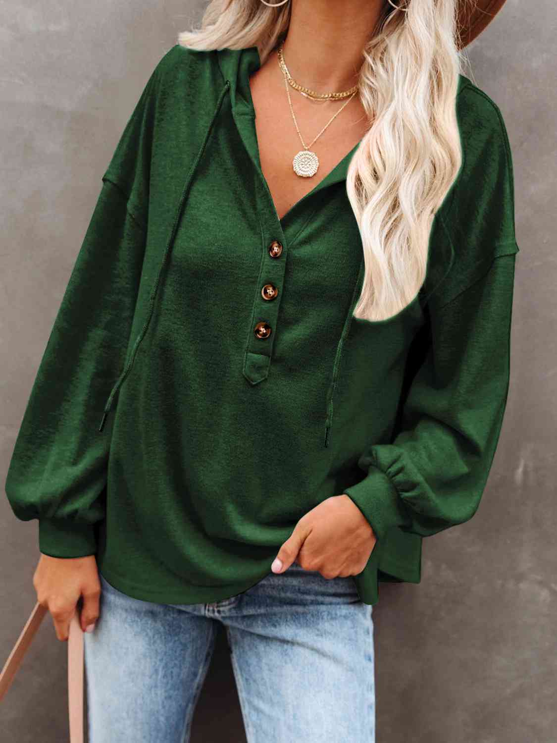 Drop Shoulder Hoodie