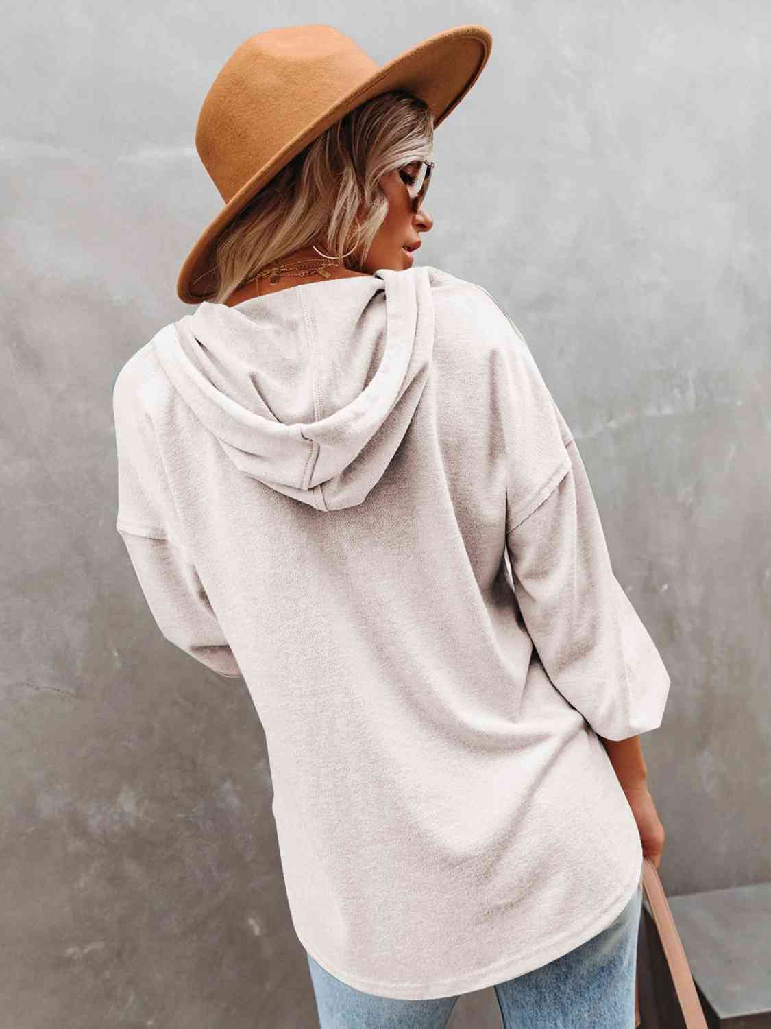 Drop Shoulder Hoodie