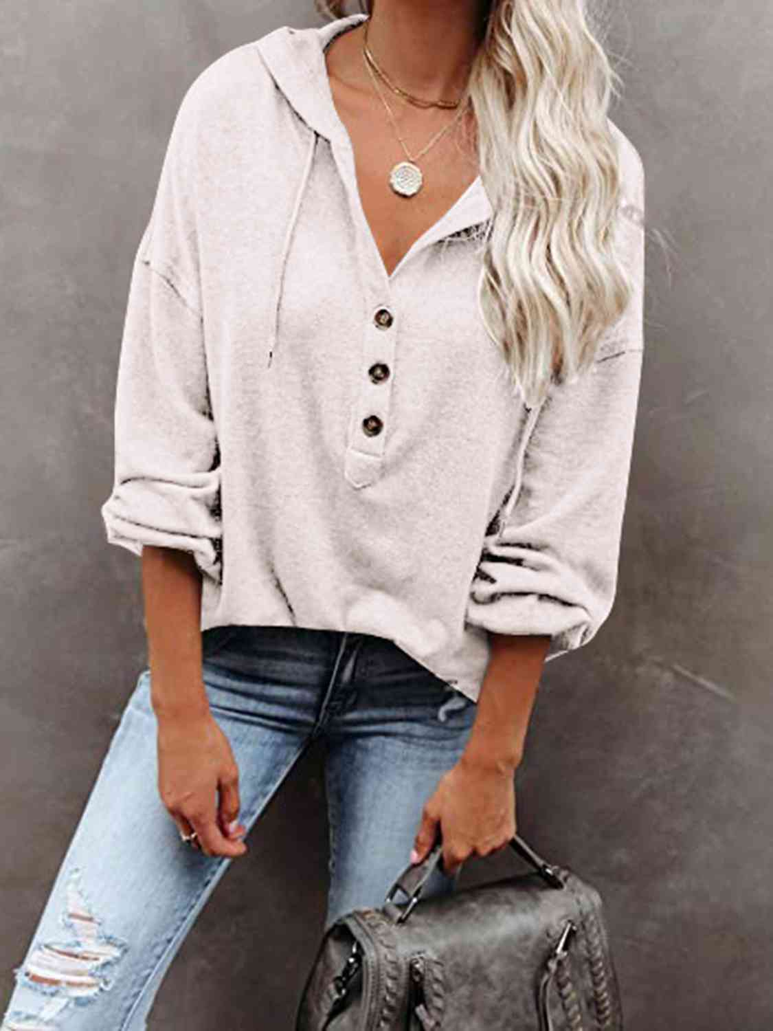 Drop Shoulder Hoodie