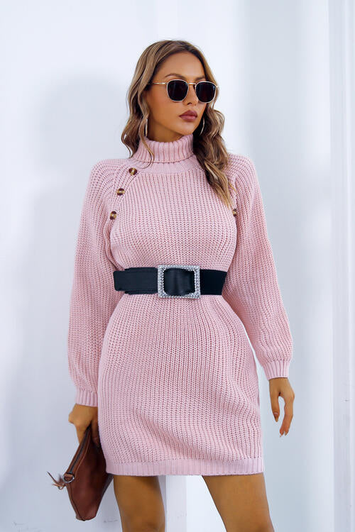 Kat Long Sleeve Sweater Dress