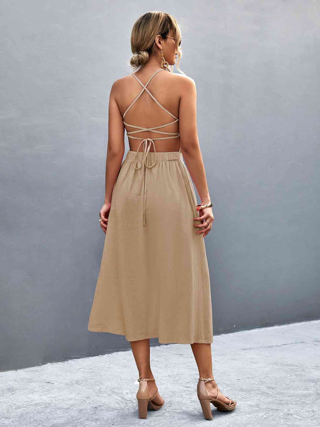 No Cheap Frills Midi Dress