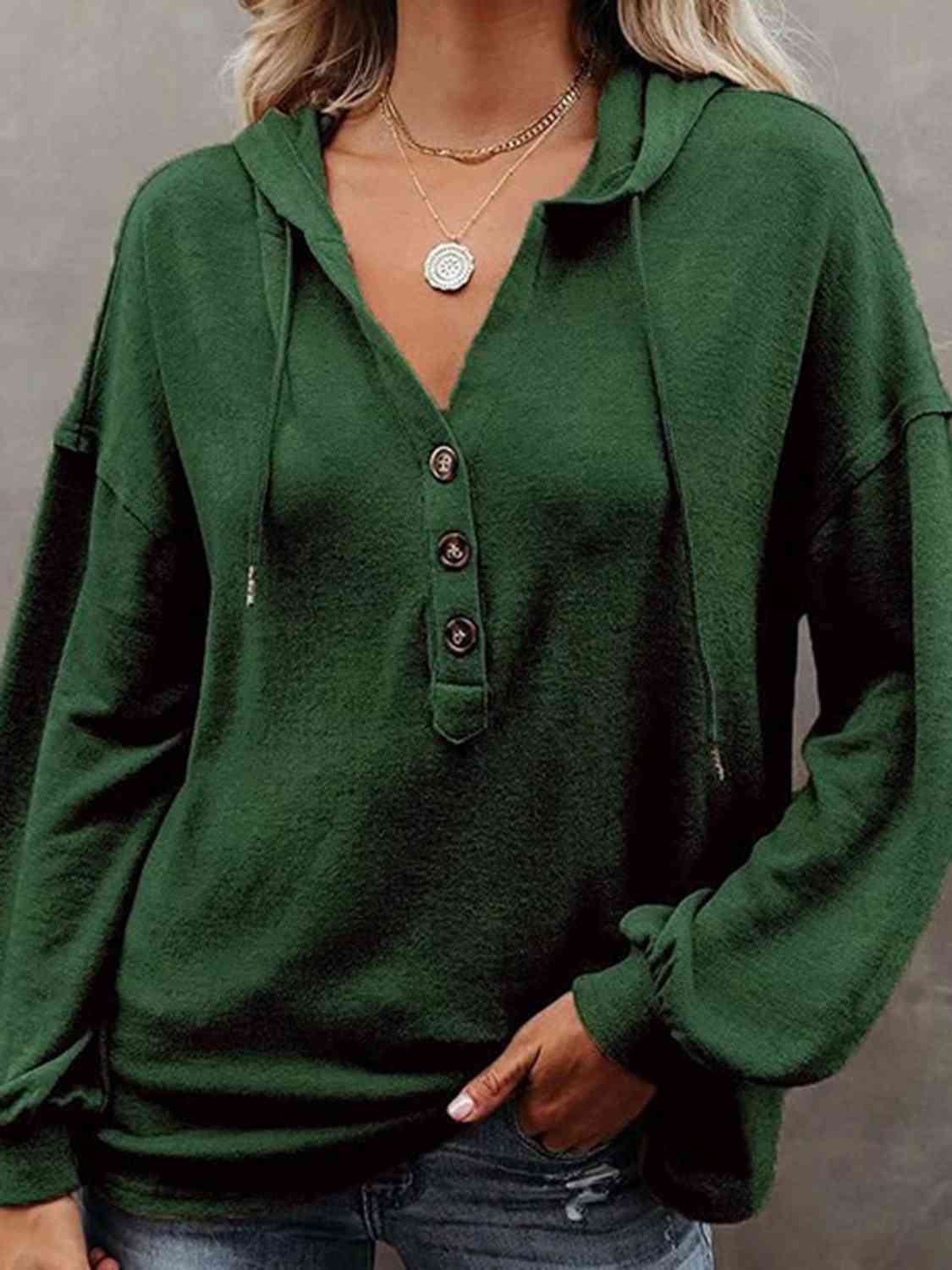 Drop Shoulder Hoodie