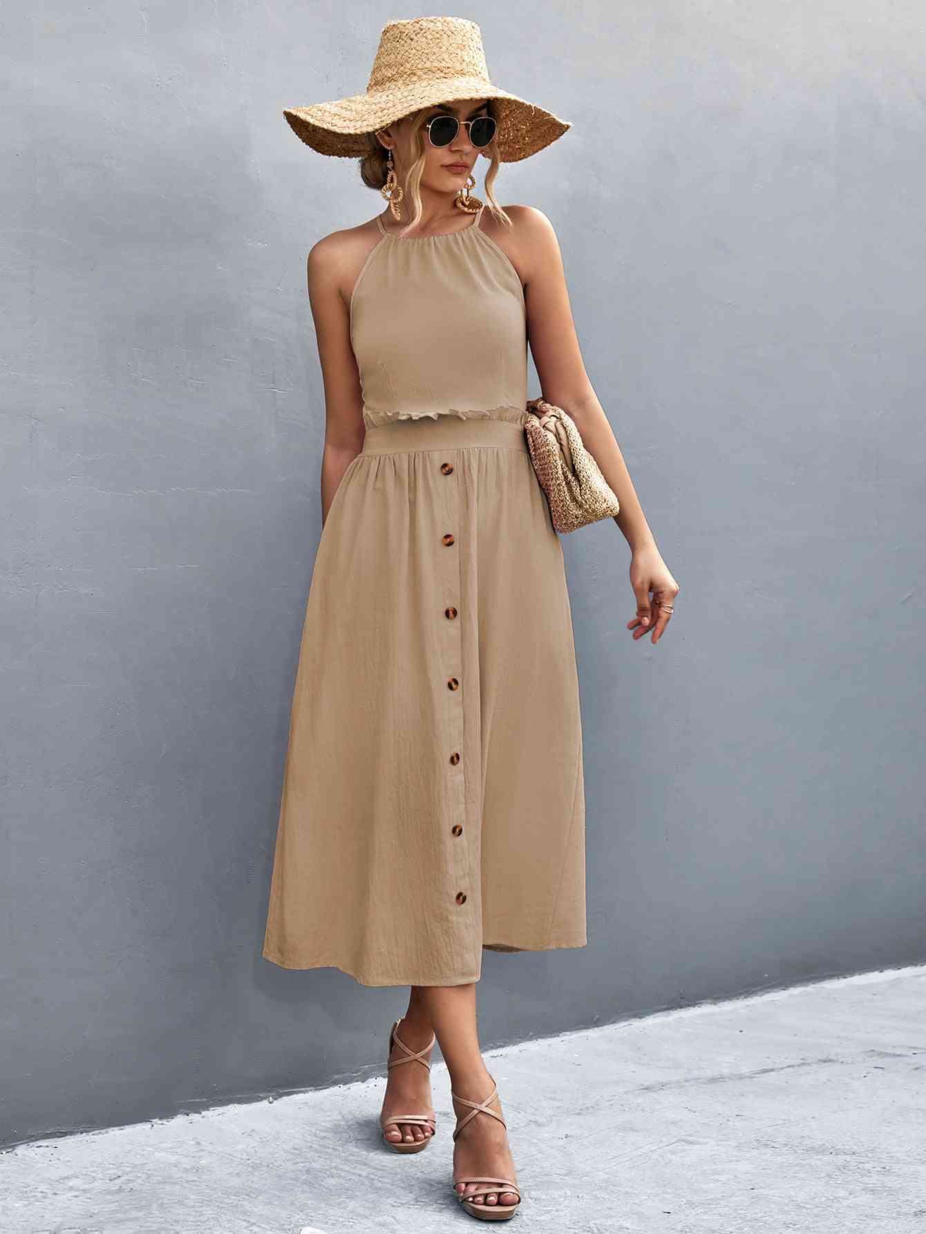 No Cheap Frills Midi Dress