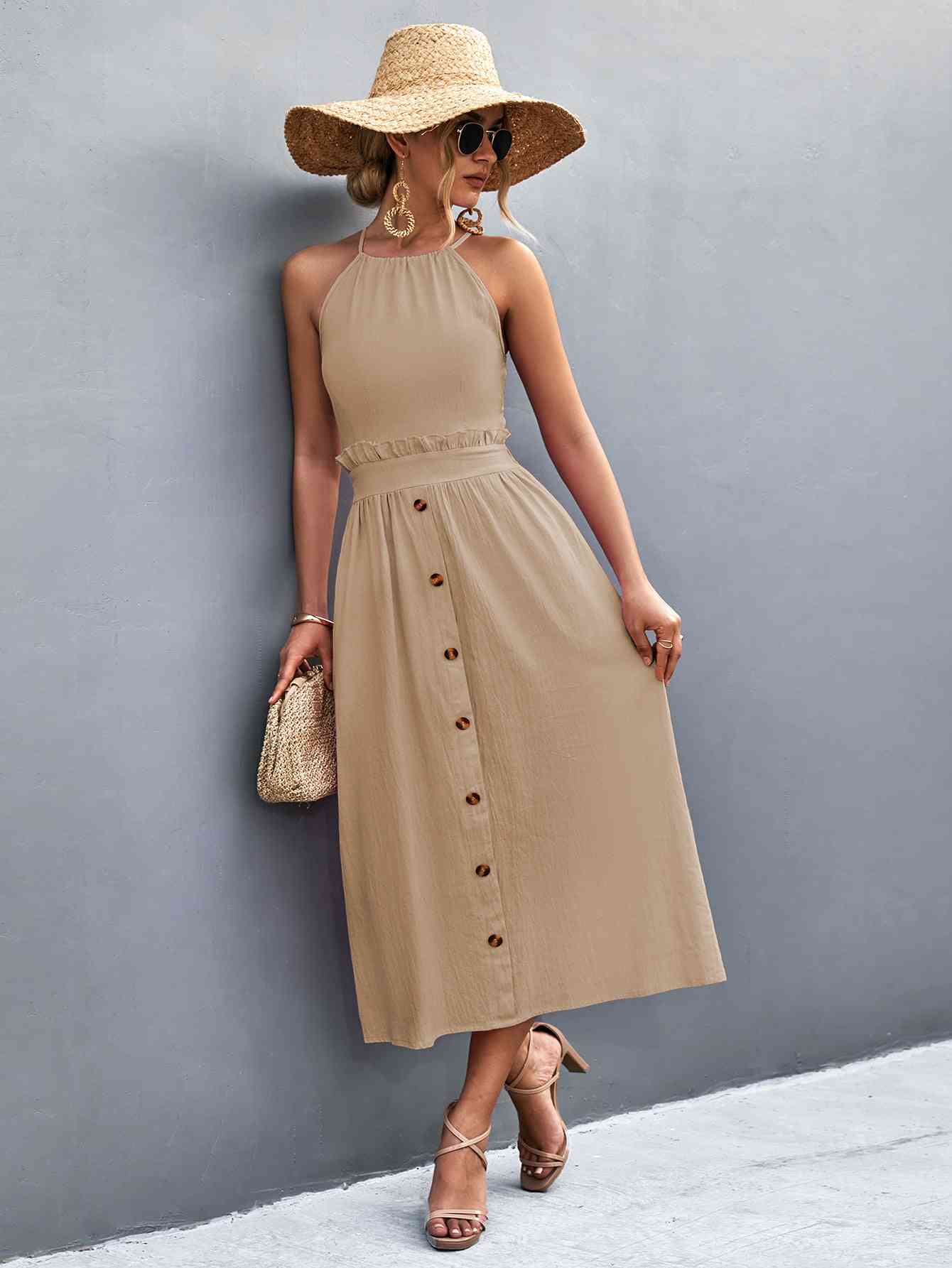 No Cheap Frills Midi Dress