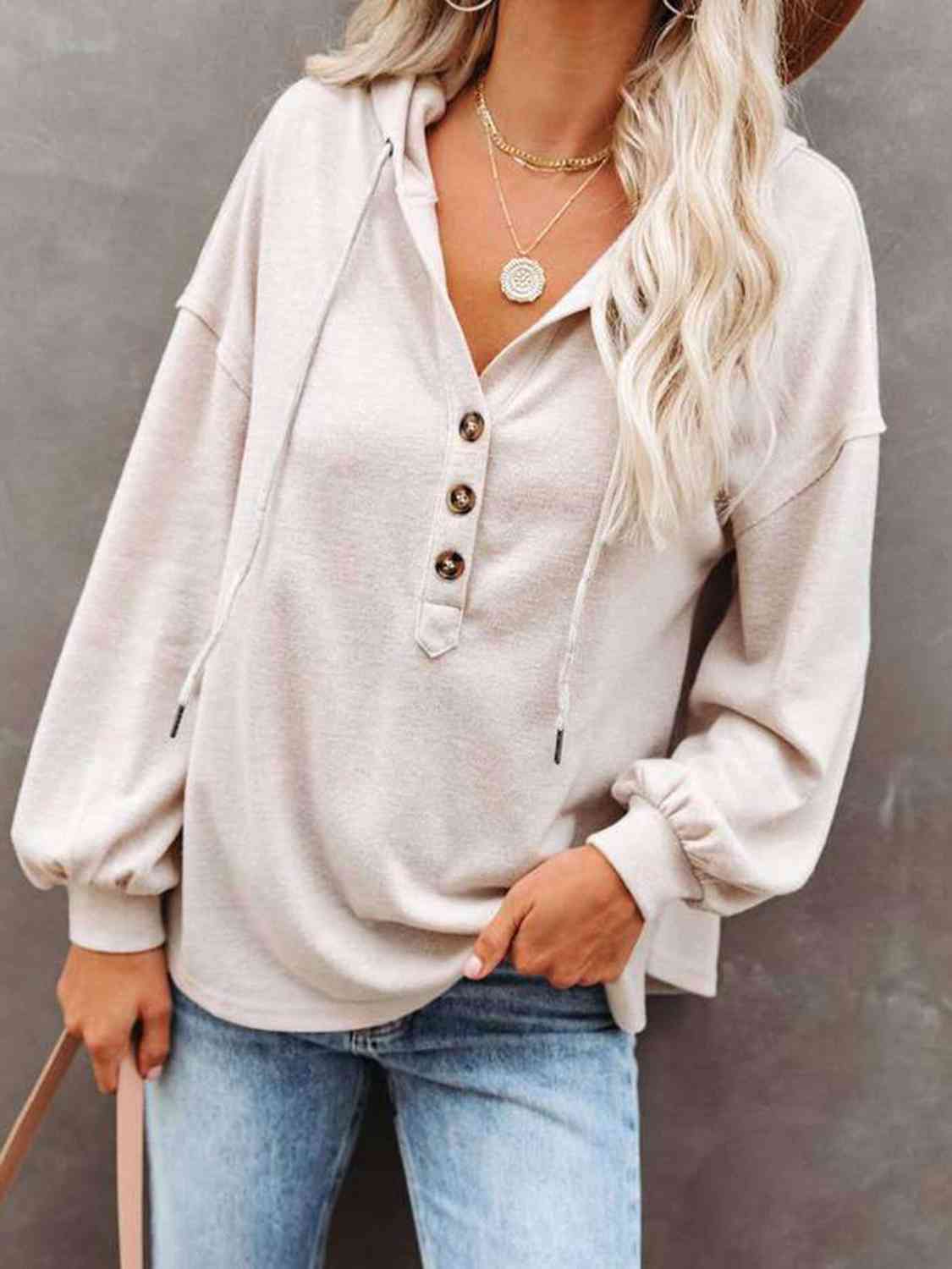 Drop Shoulder Hoodie