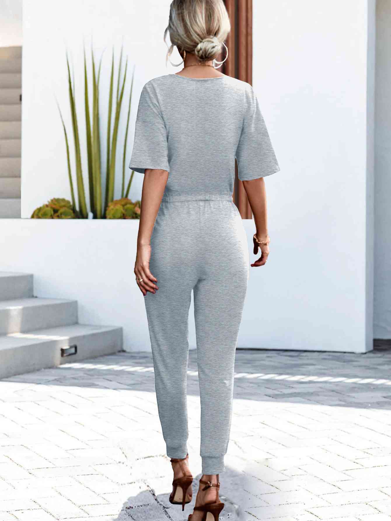 Day2Day Round Neck Jumpsuit