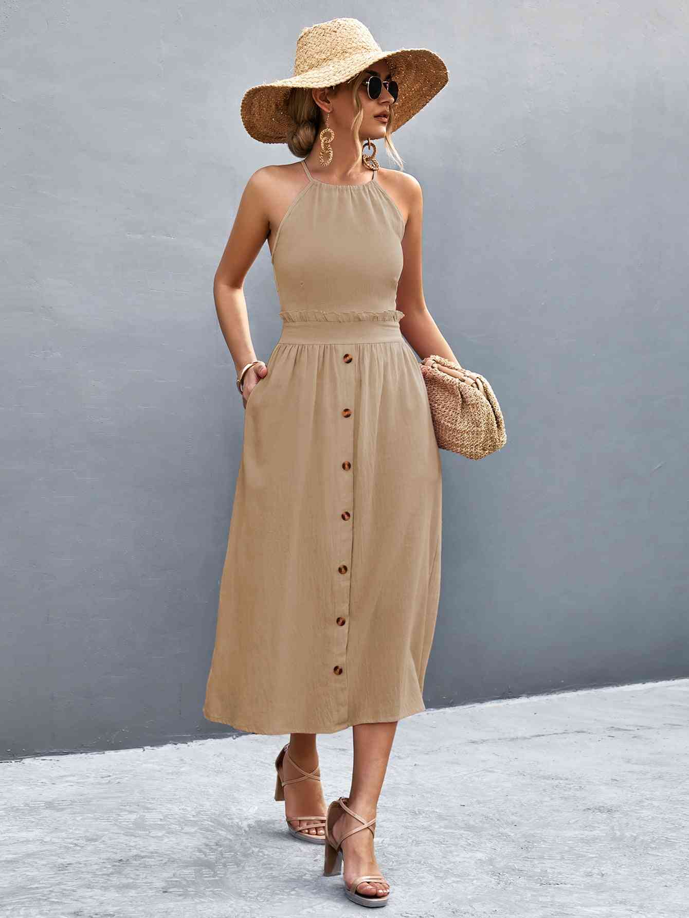 No Cheap Frills Midi Dress