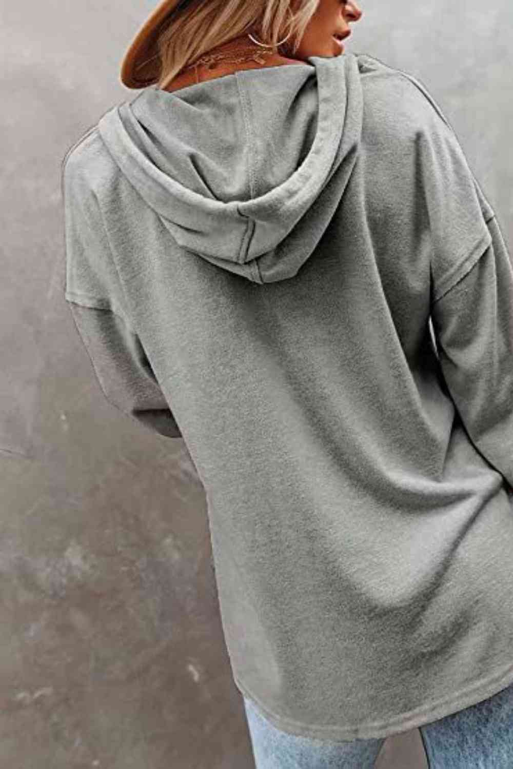 Drop Shoulder Hoodie