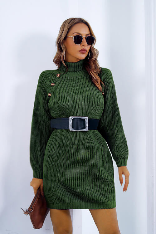 Kat Long Sleeve Sweater Dress