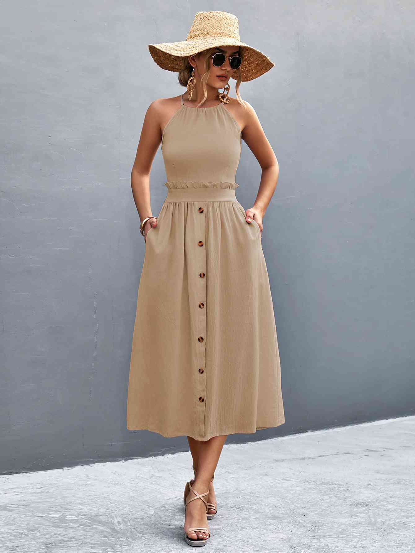 No Cheap Frills Midi Dress
