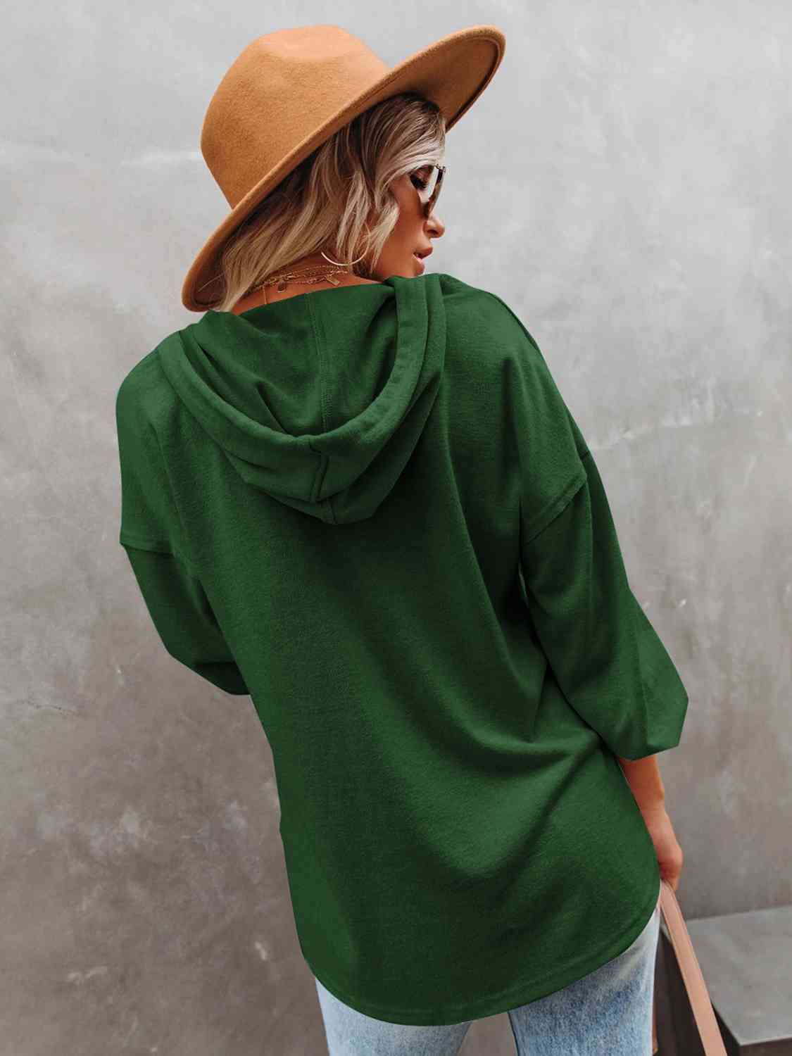 Drop Shoulder Hoodie