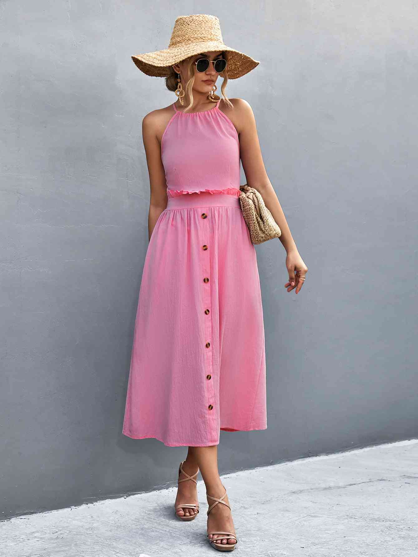 No Cheap Frills Midi Dress