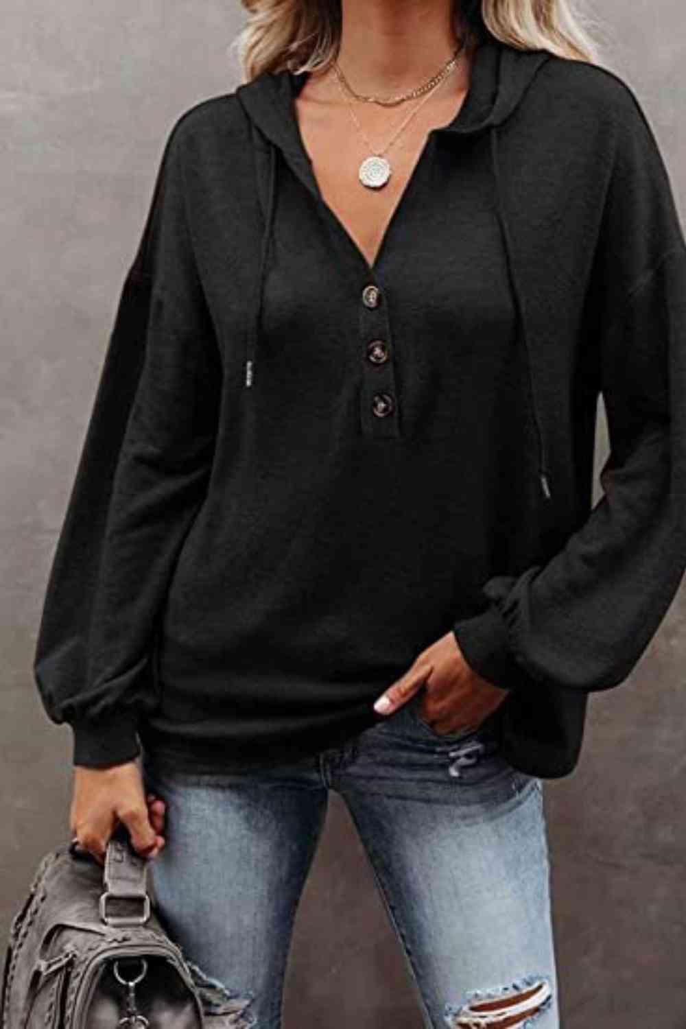 Drop Shoulder Hoodie
