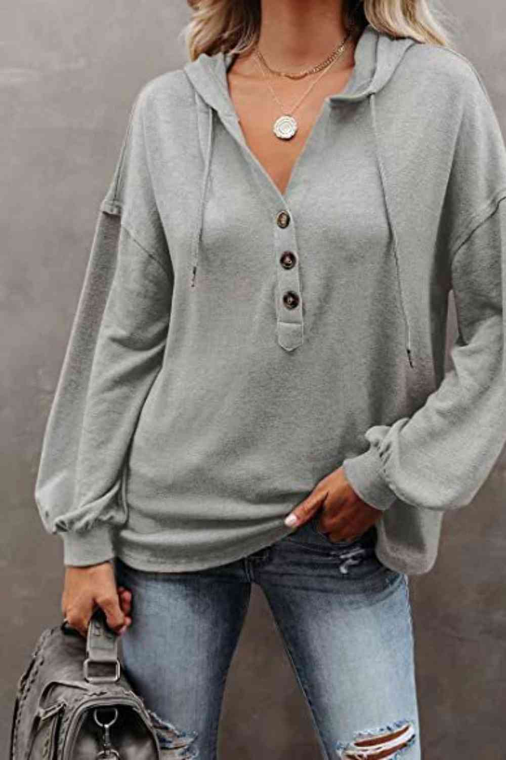 Drop Shoulder Hoodie
